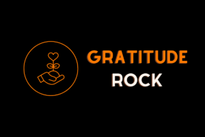 A gratitude rock